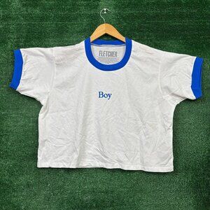 Fletcher Boy Would You Still Love Me If You Really Knew Me Crop Top Size XXL